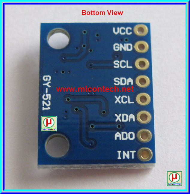 1x MPU6050 เซ็นเซอร์ไจโรและความเร่ง แบบ 3 แกน Gyroscope Accelerometer Sensor