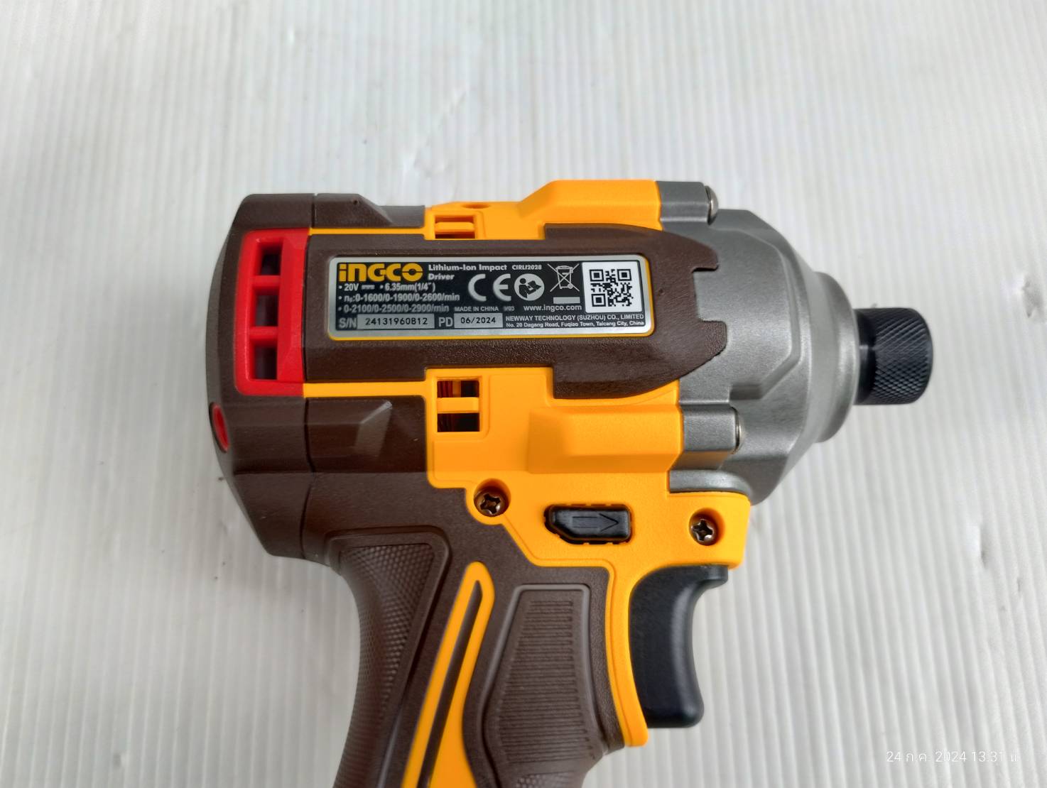 INGCO Combo Set สว่านไร้สาย+ไขควงกระแทก 285 N.m.CKLI20272