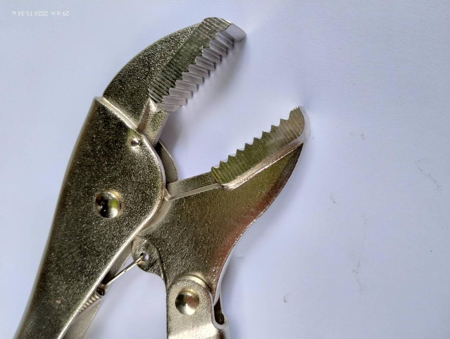 KENDO KD-11610 คีมล็อคปากตรง 250mm. 10" เกรด Cr-V แท้