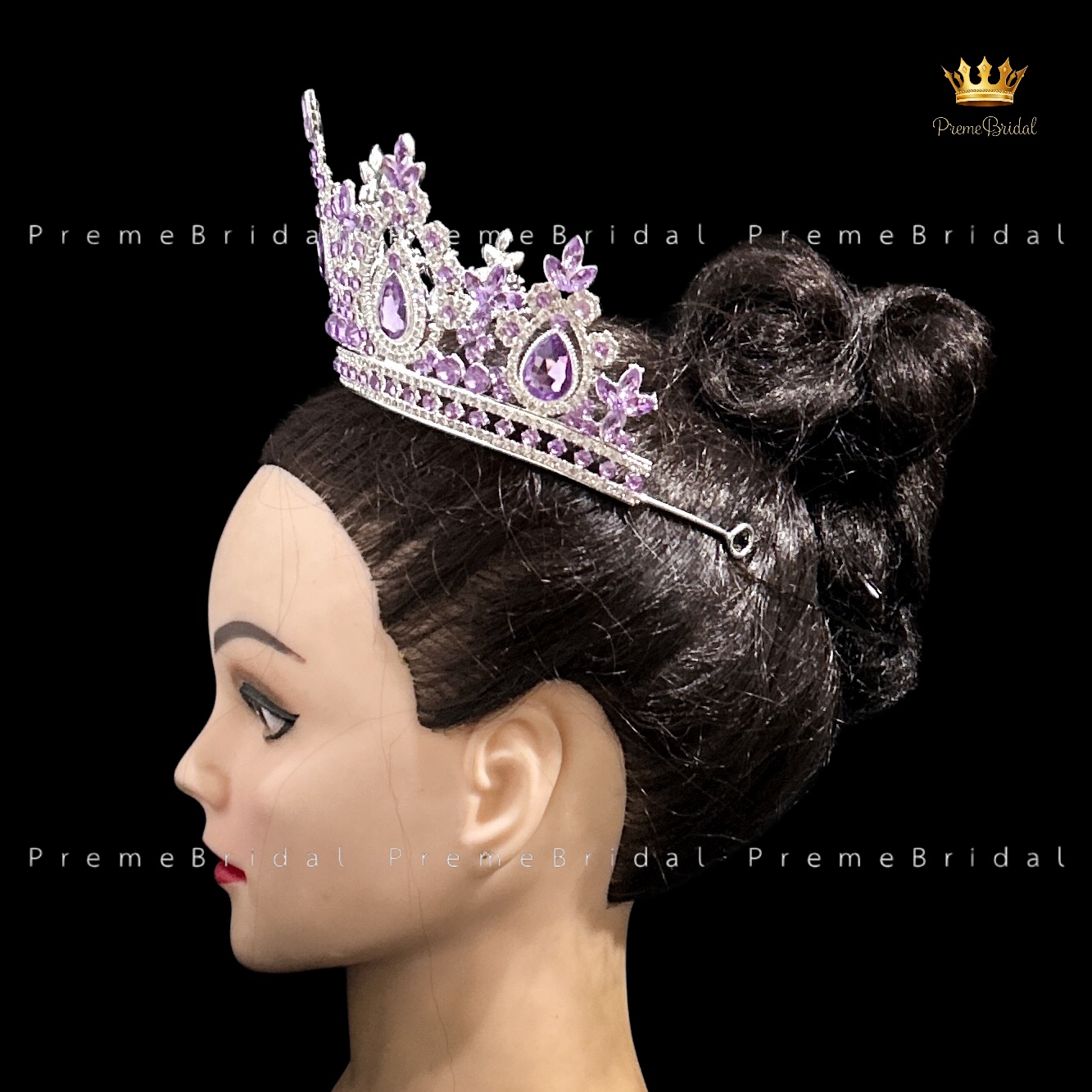 (พร้อมส่ง) เทียร่า 414 มงกุฎนางงาม ครึ่งหัว งานสวย ปราณีต QCเพชรทุกเม็ด สินค้าพร้อมส่งจากไทย