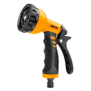 INGCO หัวฉีดน้ำ ปืนฉีดน้ำ ปรับระดับได้ 3 หรือ 9 ระดับ หัวต่อปลดไว ต่อสายยาง HWSG092