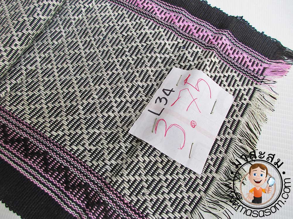 ผ้าแถบลายขิดใหญ่ L34