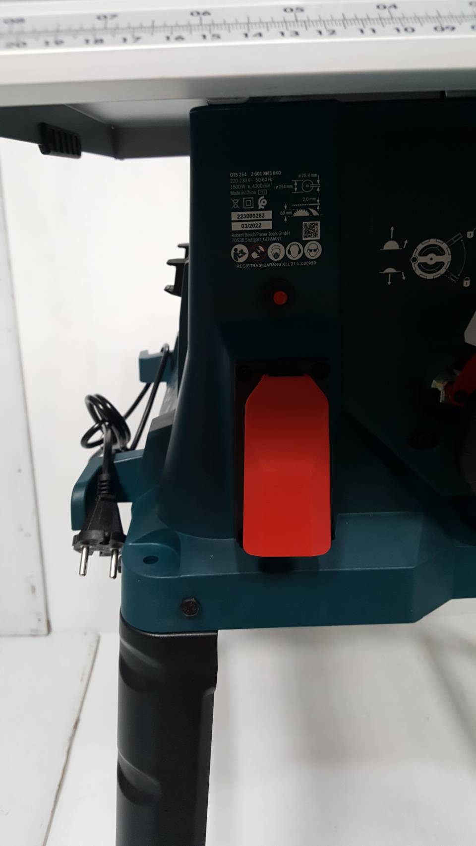 โต๊ะเลื่อยวงเดือน10" GTS254 BOSCH