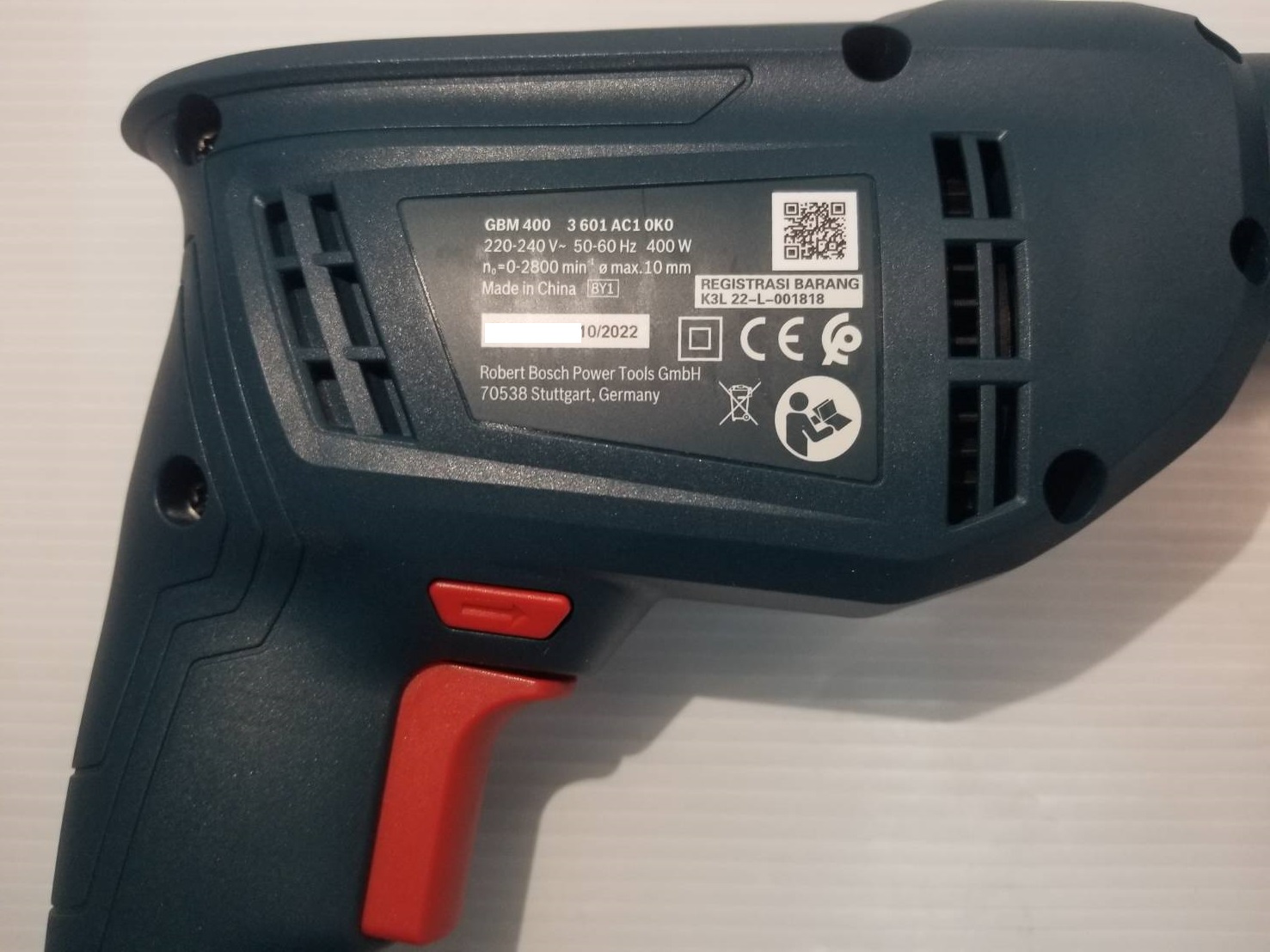 สว่านไฟฟ้า 3หุน GBM400 BOSCH