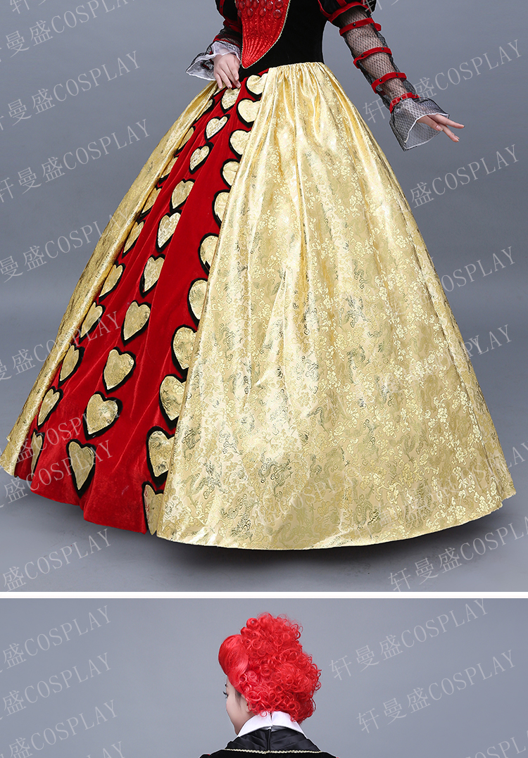 ชุดราชินีโพแดง / ชุดราชินีอิเรซเบธ / ชุด Red Queen @ อลิส อิน วันเดอร์แลนด์ / ชุดราชินีแดง / ชุดราชินีไพ่
