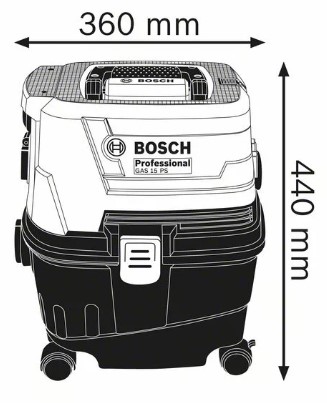 เครื่องดูดฝุ่น GAS15PS BOSCH 06019E51K0