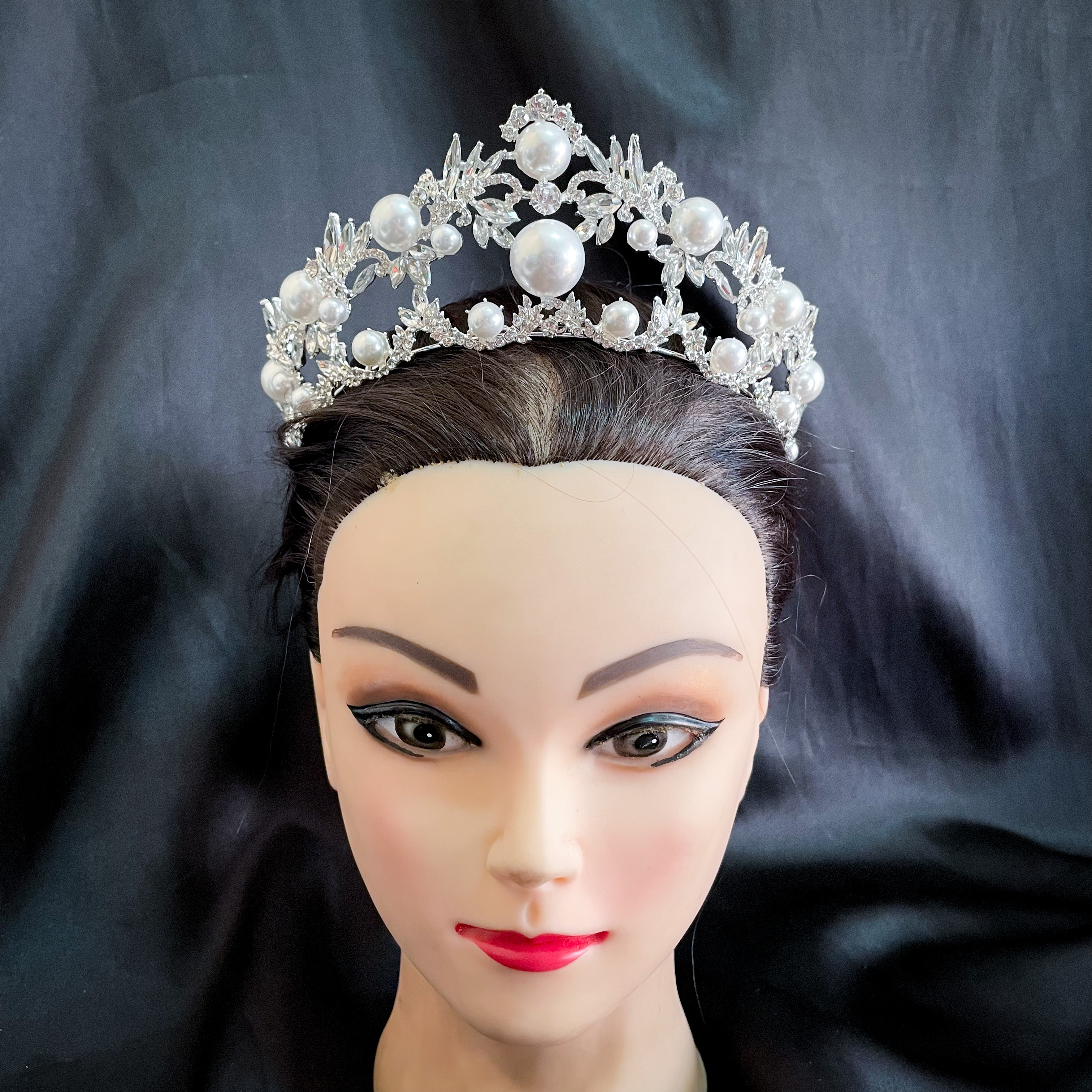 (พร้อมส่ง) เทียร่า 322 มงกุฎเจ้าหญิง งานสวย ปราณีต QCเพชรทุกเม็ด สินค้าพร้อมส่งจากไทย