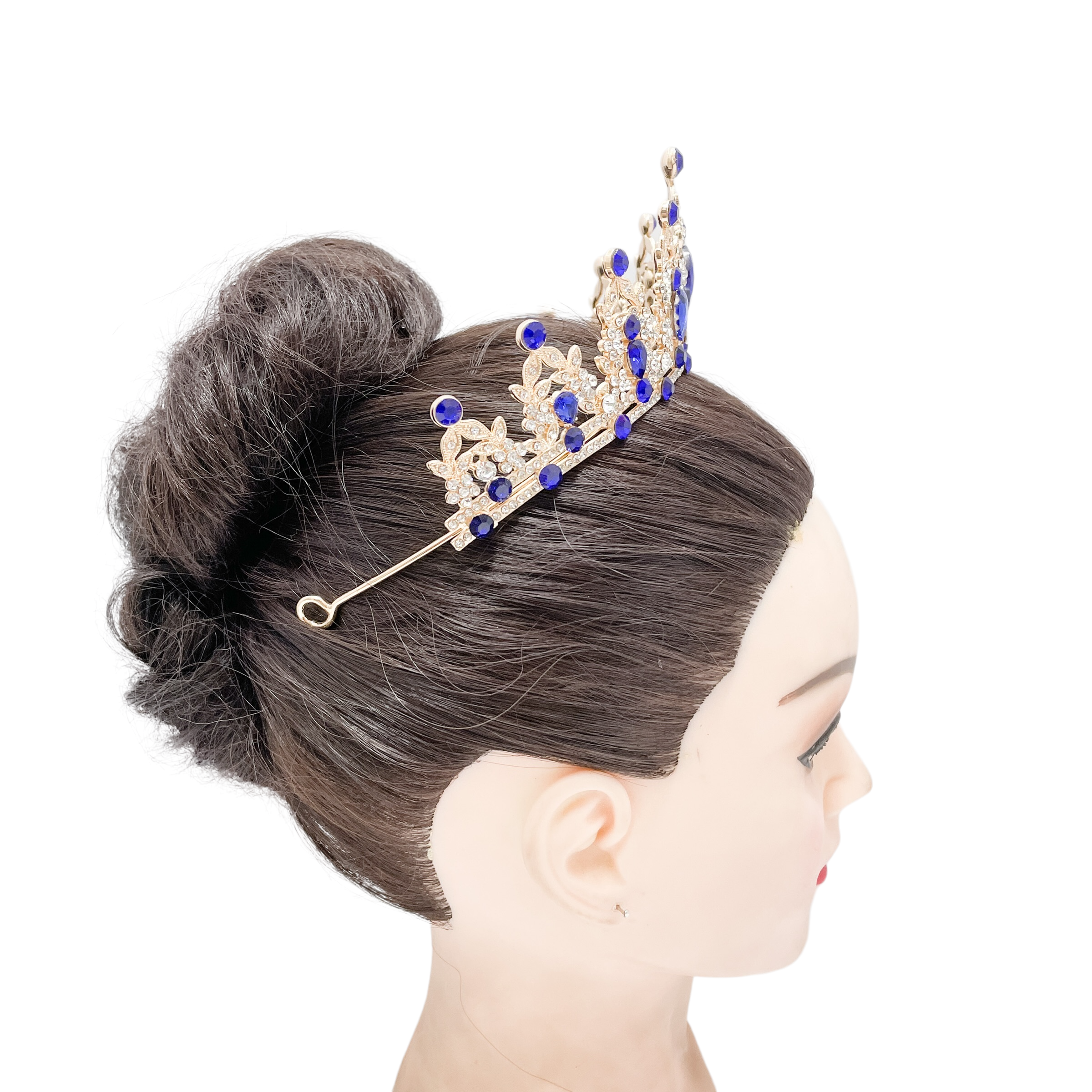 (พร้อมส่ง) เทียร่า 146 สีทอง-น้ำเงิน งานสวย ปราณีต QCเพชรทุกเม็ด สินค้าพร้อมส่งจากไทย