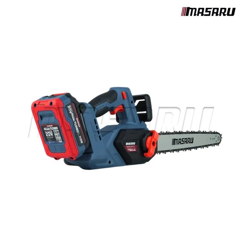 MASARU เลื่อยไฟฟ้าไร้สาย 11.5 นิ้ว 20V รุ่น SCS-420 เลื่อยตัดไม้แบตเตอรี่ ตัดไม้ขนาดใหญ่ เลื่อยโซ่ไร้สาย