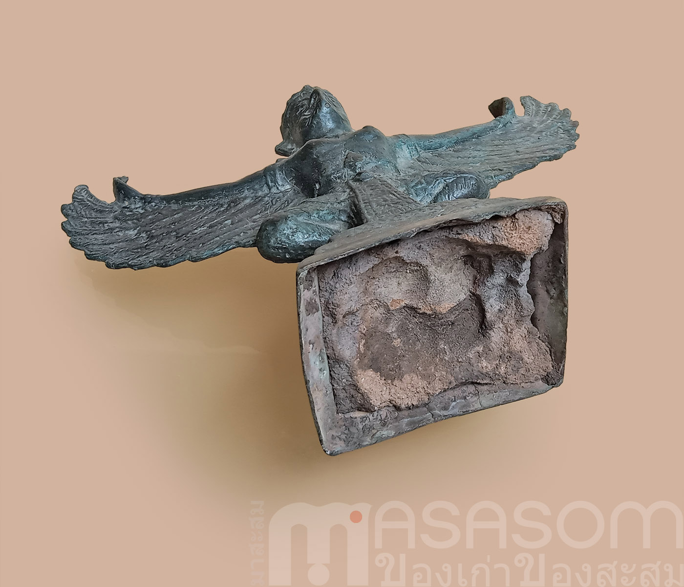 ครุฑทองเหลืองหน้าตัก3นิ้ว