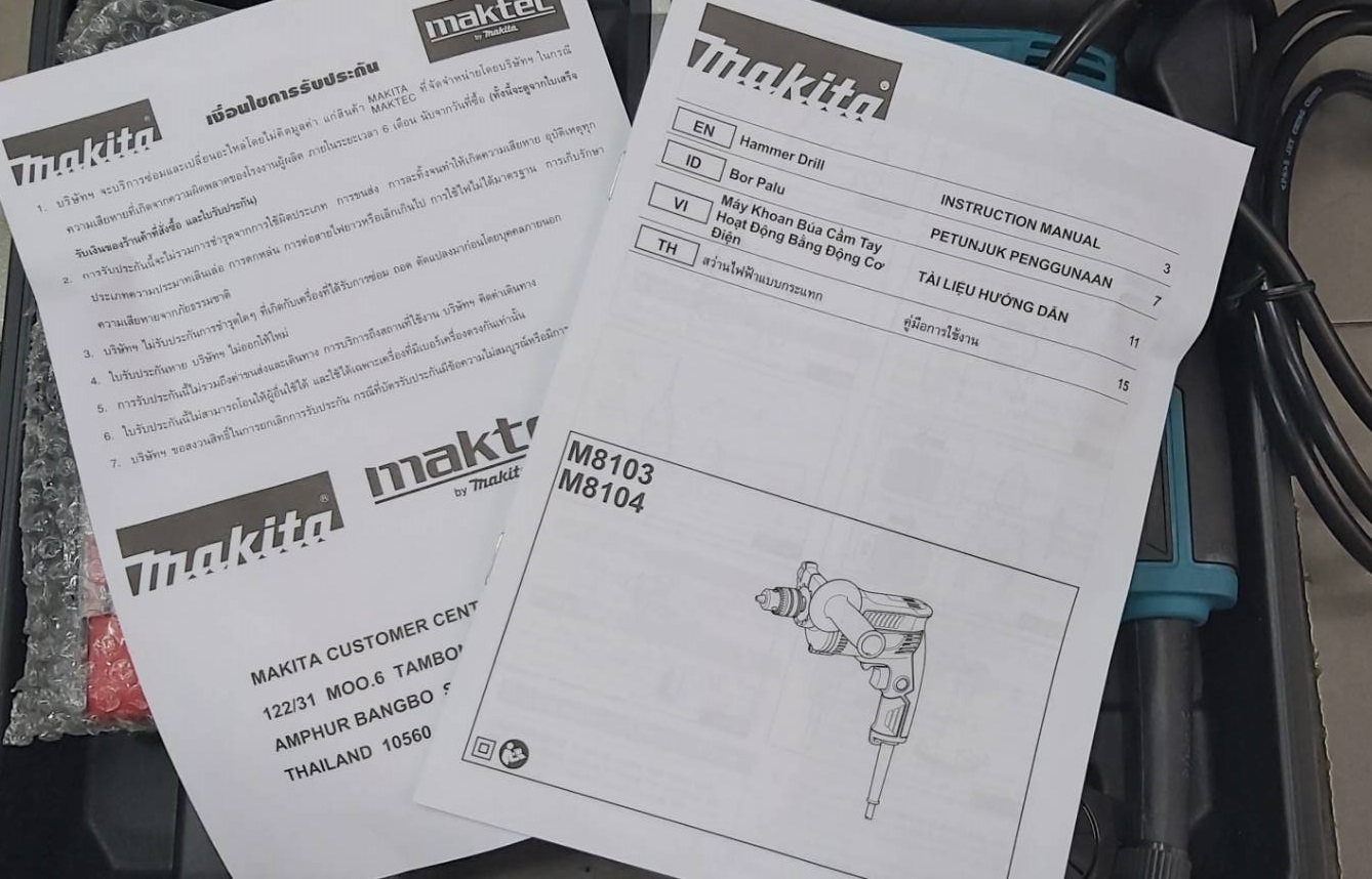 สว่านกระแทก1/2 M8103KX1B MAKITA MT SERIES