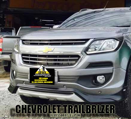 HEADLAMP COVER CHEVROLET TRAILBLAZER FLATBLACK ครอบไฟหน้าดำด้านเชฟโรเลตเทรลเบลเซอร์