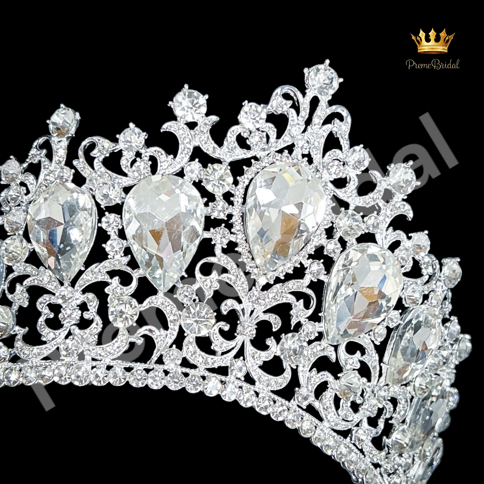 (พร้อมส่ง) เทียร่า 378 สีเงิน งานสวย ปราณีต QCเพชรทุกเม็ด สินค้าพร้อมส่งจากไทย