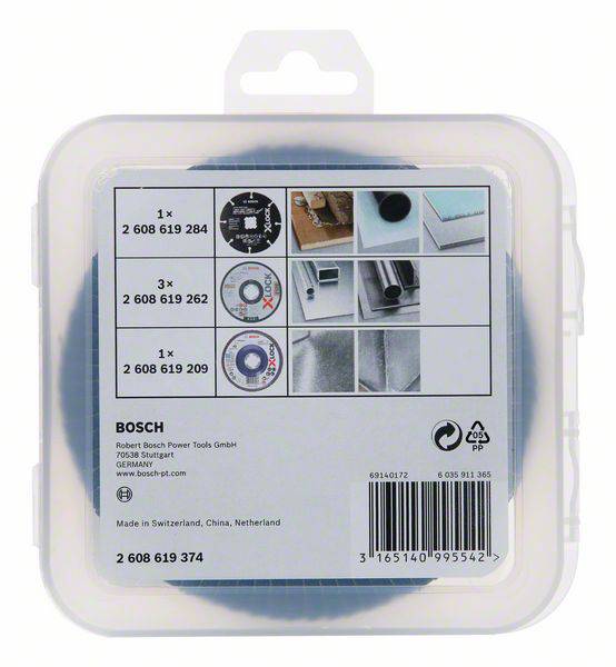 ชุดใบ5ชิ้น X-LOCK พร้อมกล่อง BOSCH #2608619374