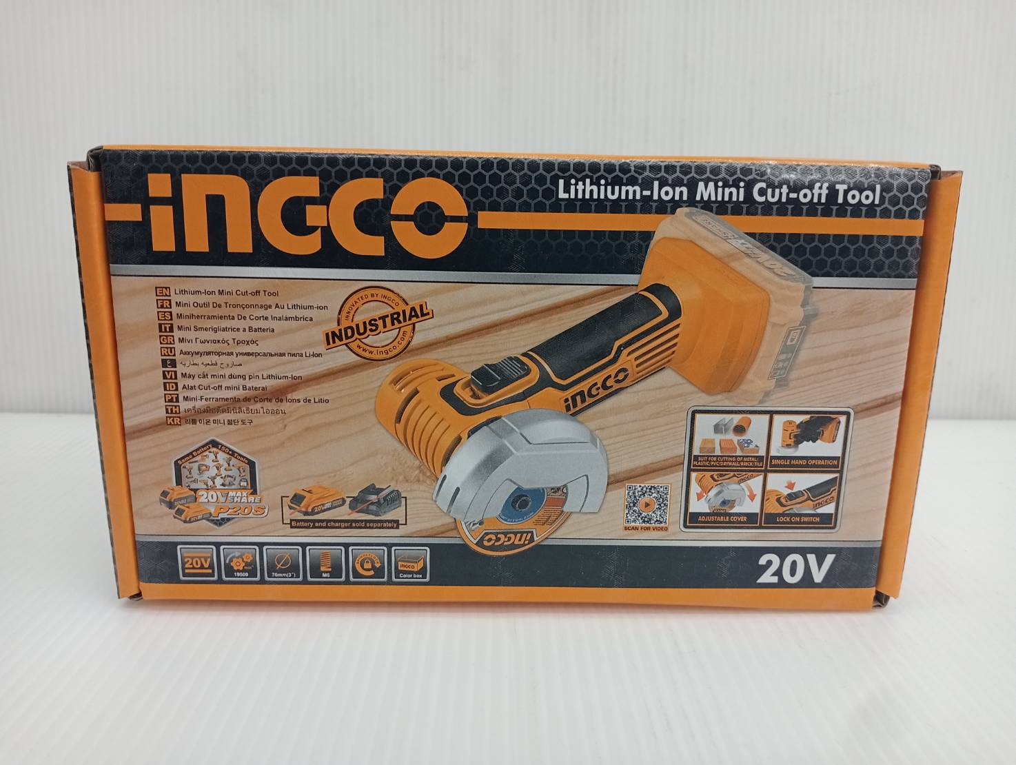 หินเจียร3" 20V CAGLI7601 INGCO (เครื่องเปล่า)