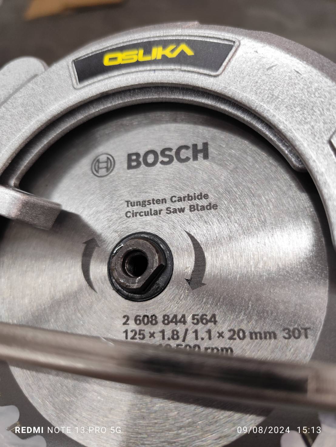 ใบเลื่อยวงเดือน ตัดไม้ 125มม. 30 ฟัน BOSCH 2608844564