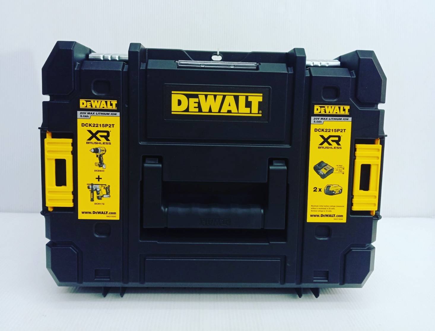 คอมโบ้ชุดสว่านไร้สาย20V (DCD800+DCH172) DCK2215P2T DEWALT