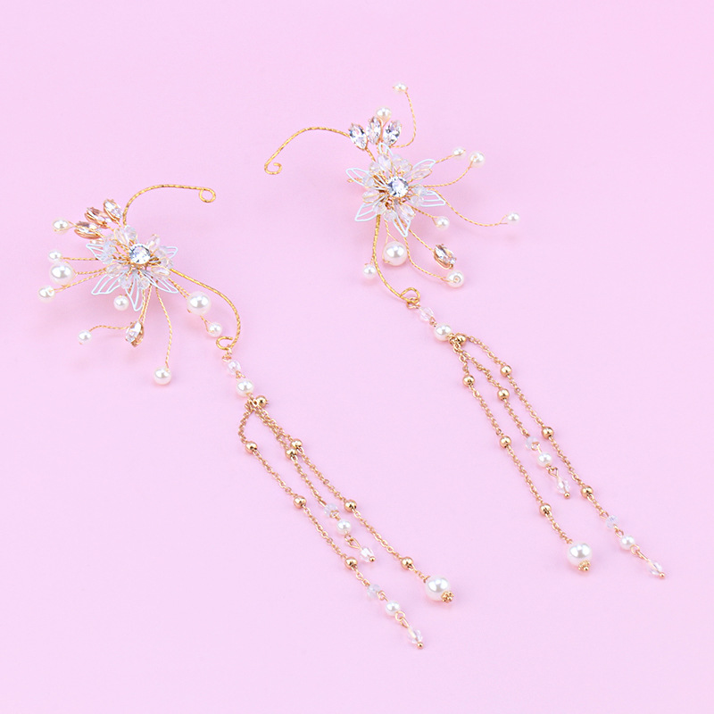 (พร้อมส่ง) Ear Cuff 018 จรหู จอนหู ได้ทั้งคู่ เกี่ยวใบหู ใส่สวยๆ สวยงาม ทำจากโลหะสีทอง