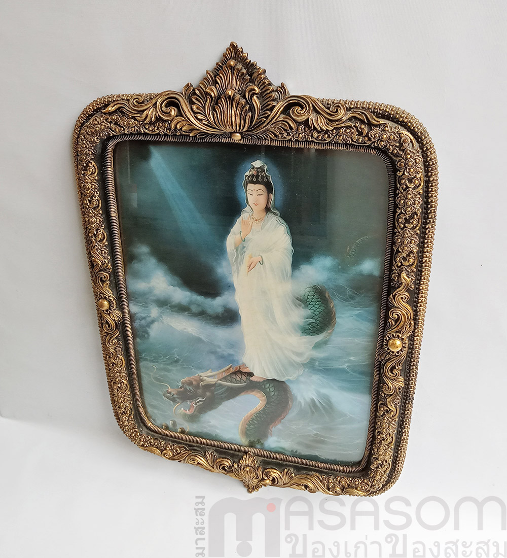 รูปเจ้าแม่กวนอิมพร้อมกรอบ