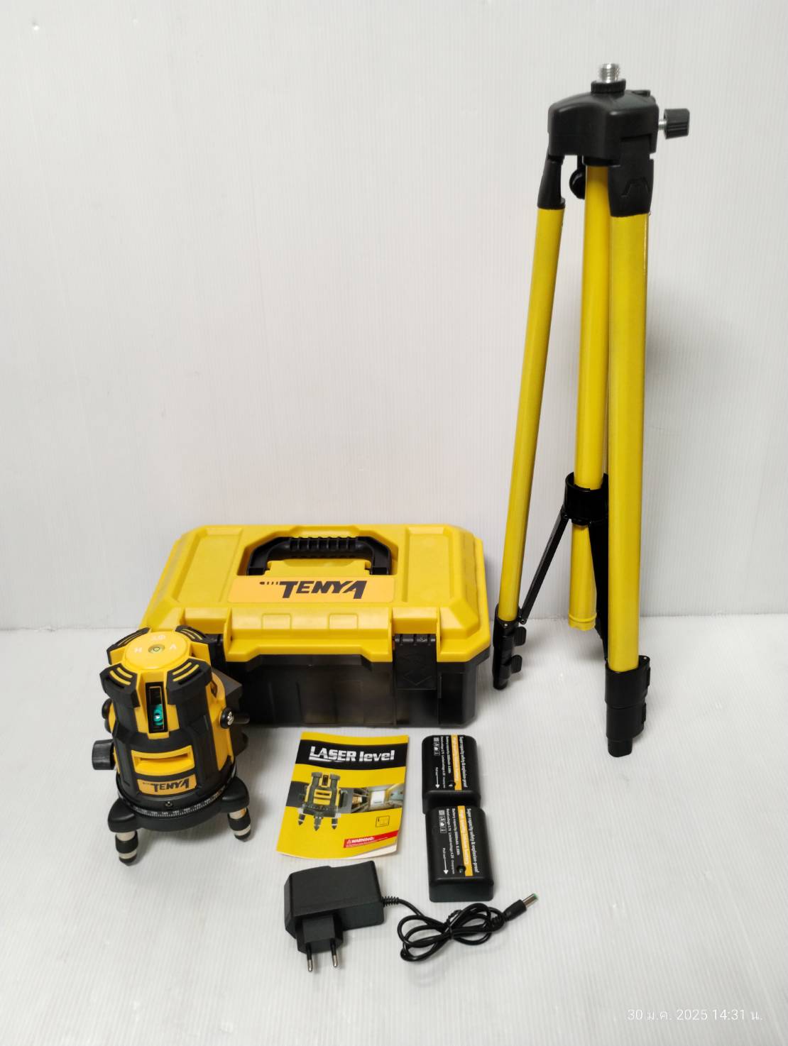 เลเซอร์ระดับ 5เส้น TENYA-5L แสงเขียว TENYA พร้อมขา