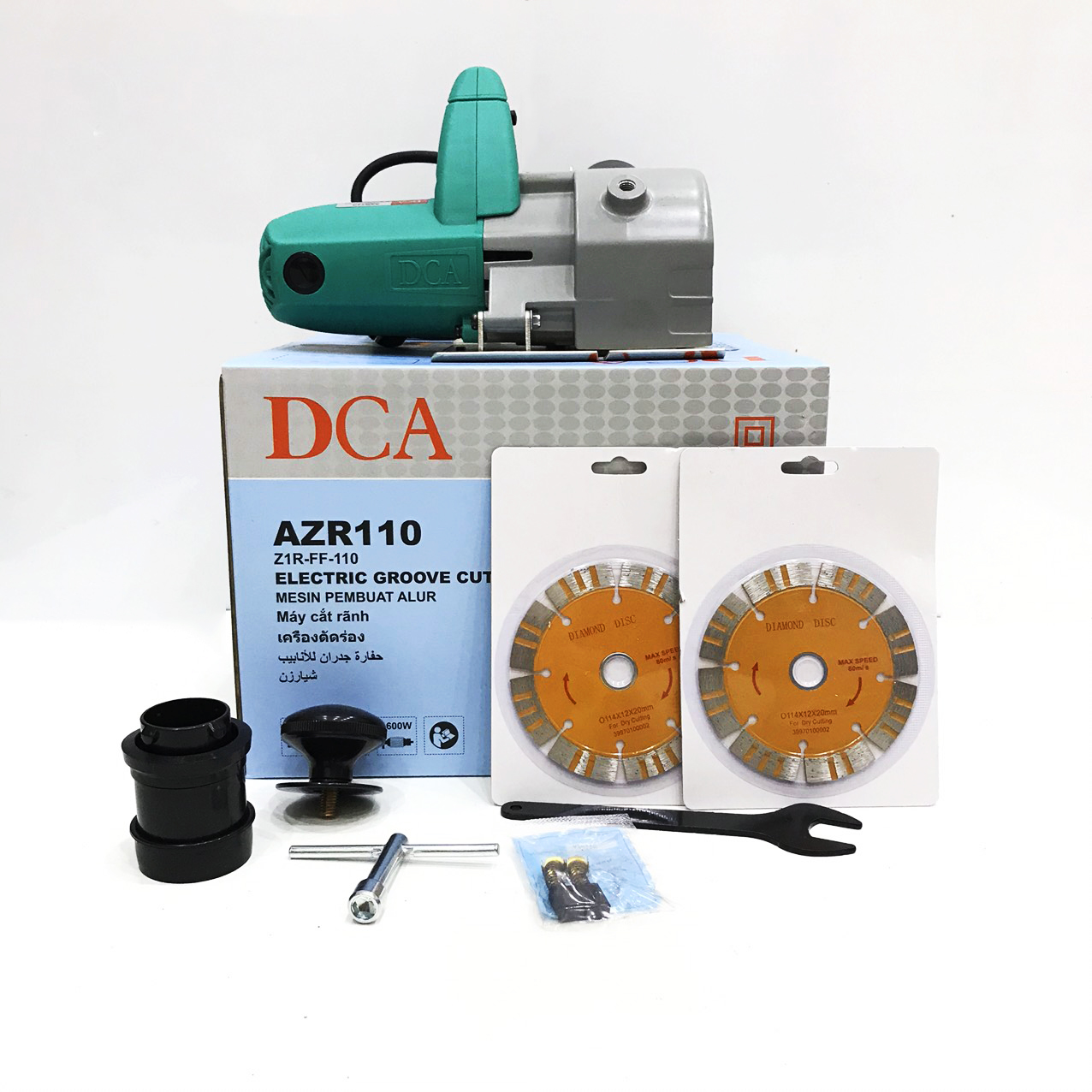 เครื่องเซาะร่องคอนกรีต4" ใบคู่ AZR110 DCA