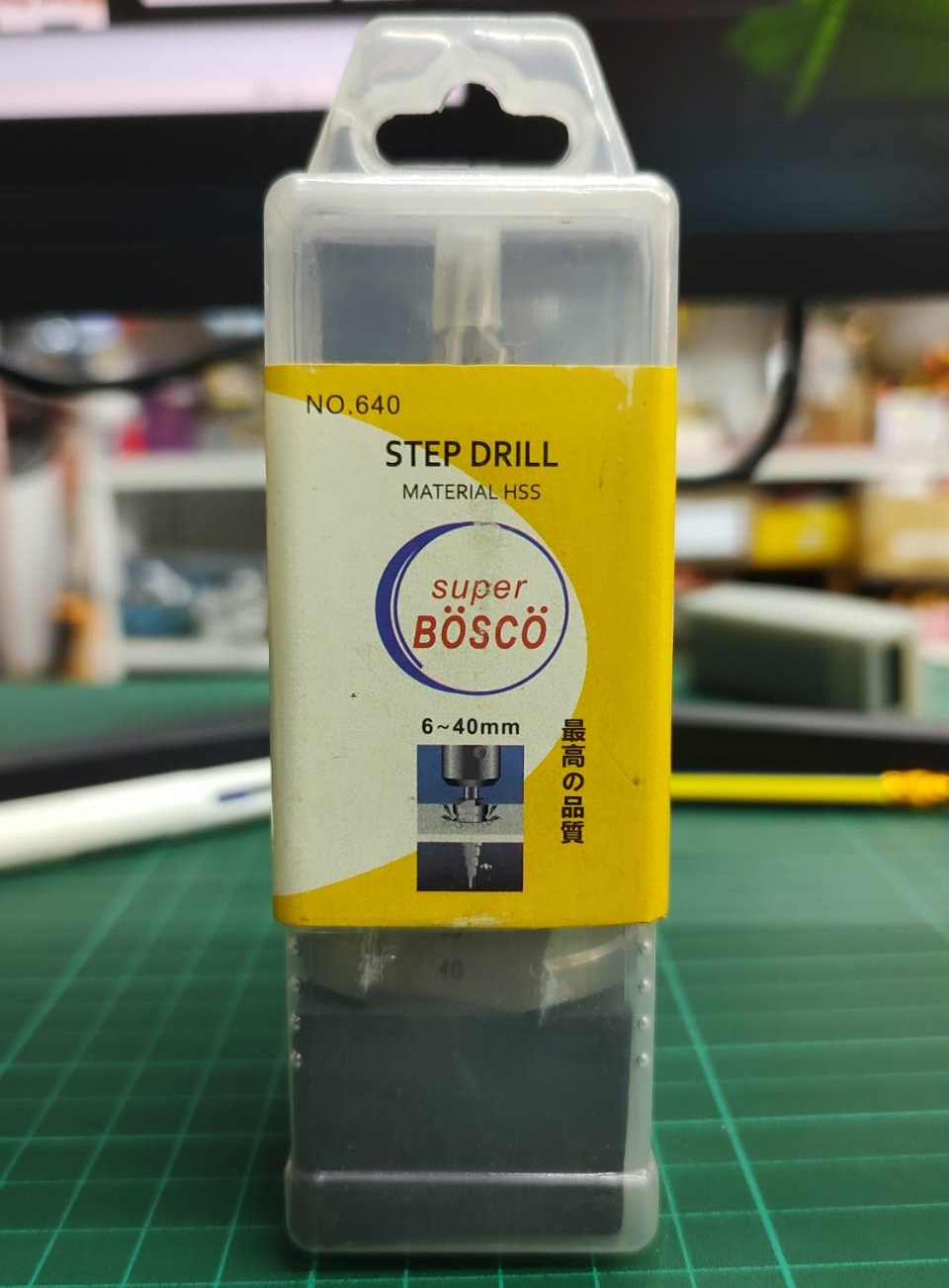 ดอกสเต็ปHSS 6-40มม. BOSCO แกน12มม.