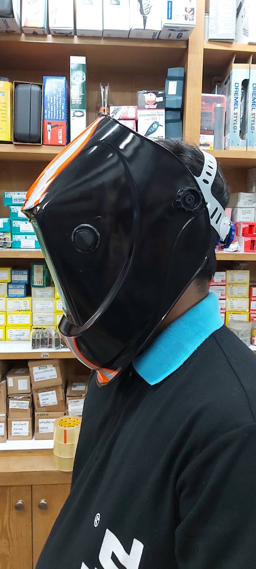 หน้ากากปรับแสง AUTO กระจกกว้าง LY800D JASIC True Color