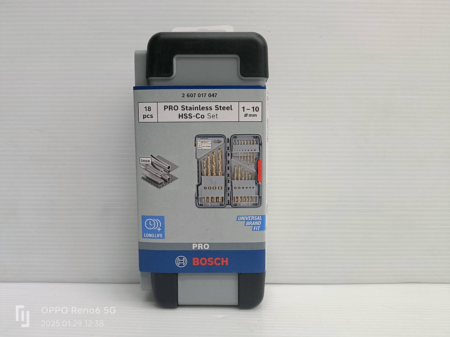 ชุดดอกสว่าน HSS-Co 18ตัวชุด 2607017047 BOSCH