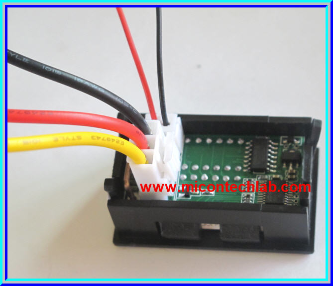 1x Digital DC Voltmeter Ammeter (DC 0-100V, 0-10Amp) module