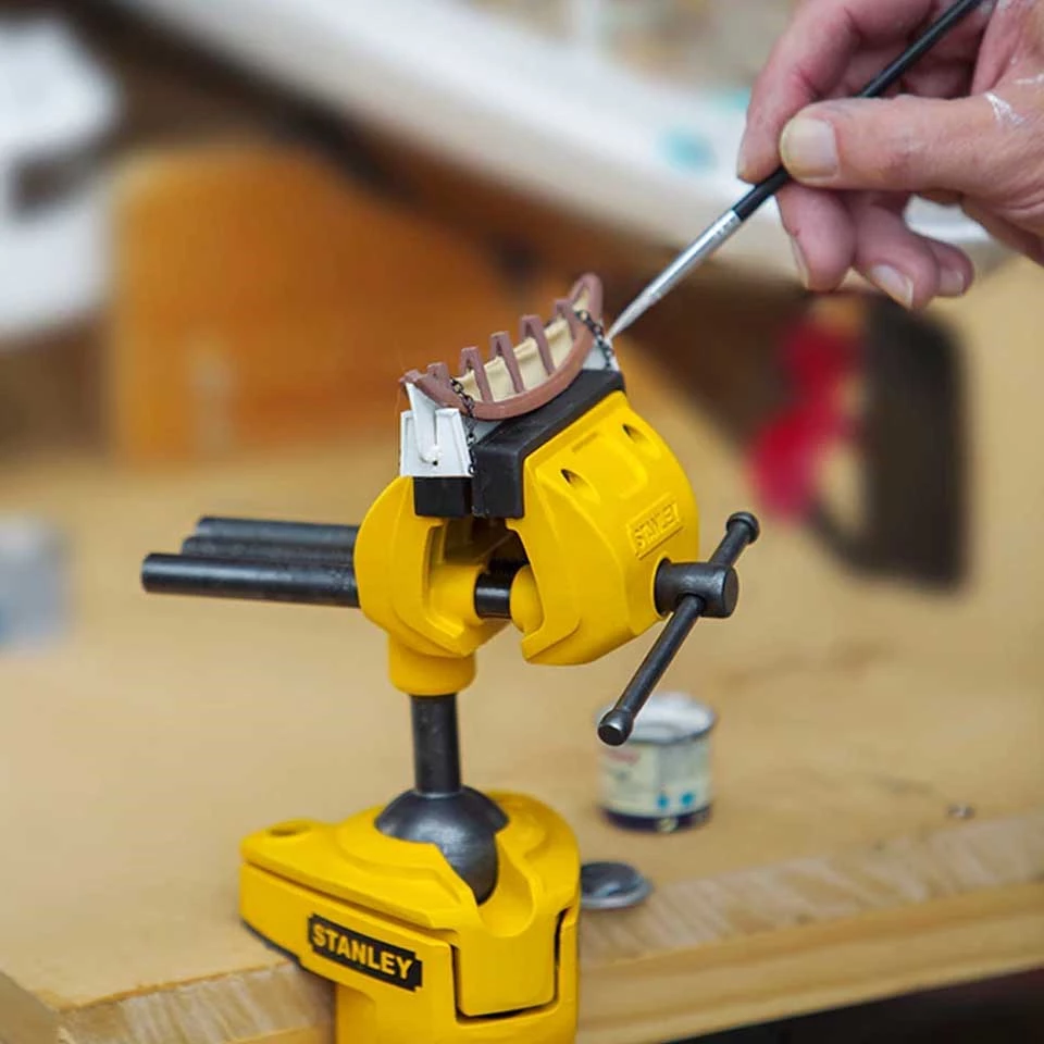 STANLEY ปากกาจับชิ้นงาน 3" แบบชุดคู่ หมุนได้360องศา รุ่น 1-83-069