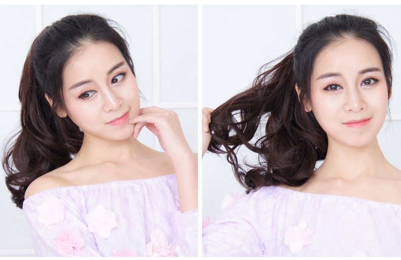 (พร้อมส่ง) 152 วิกผมหางม้า Ponytail ยาว 35 cm (แบบหนีบ)