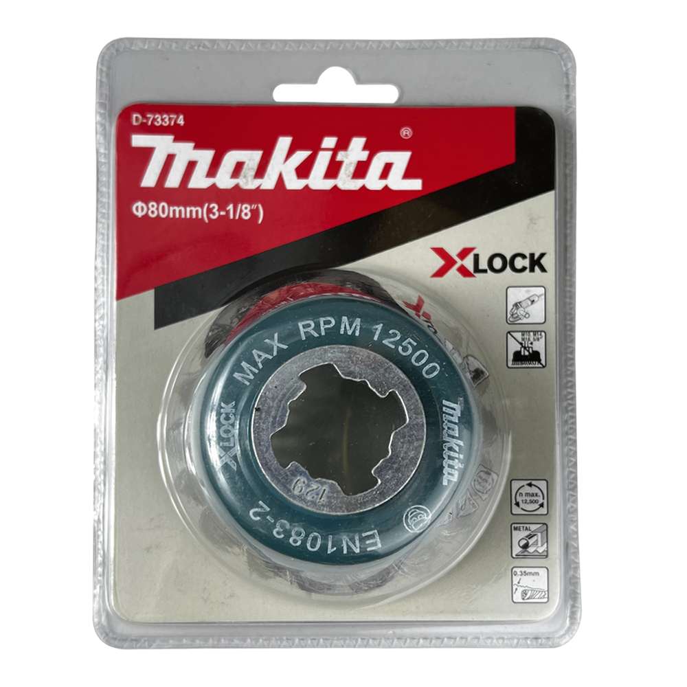 แปรงลวดถ้วย 80mm Metal 0.35mm MAKITA D-73374