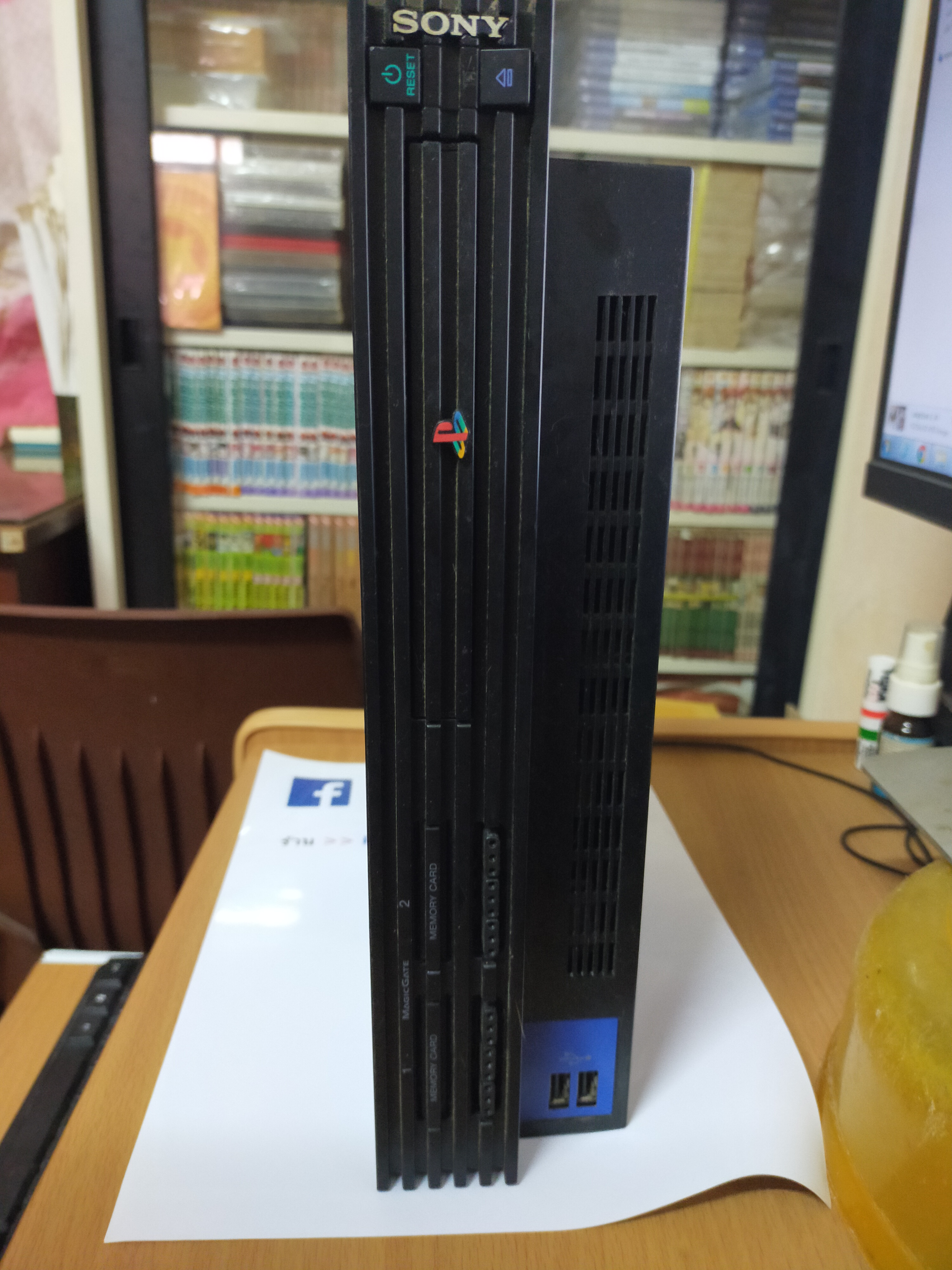 เครื่อง PS2 ตัวใหญ่ มือสอง สภาพสวย ใช้งานได้ปกติ อุปกรณ์ครบชุด