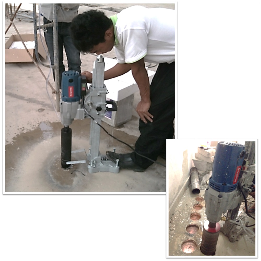 เครื่องเจาะคอริ่ง8" DZZ02-200S DONGCHENG