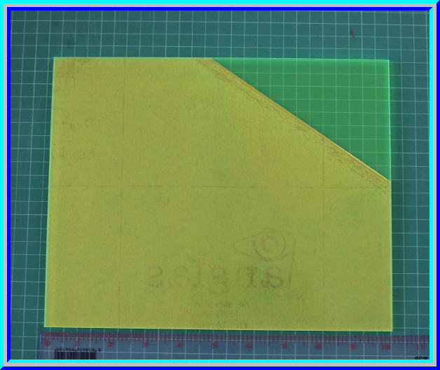 1x แผ่นอะคริลิคสีเขียวใส 8x10 นิ้ว หนา 3 มม (Acrylic Sheet)