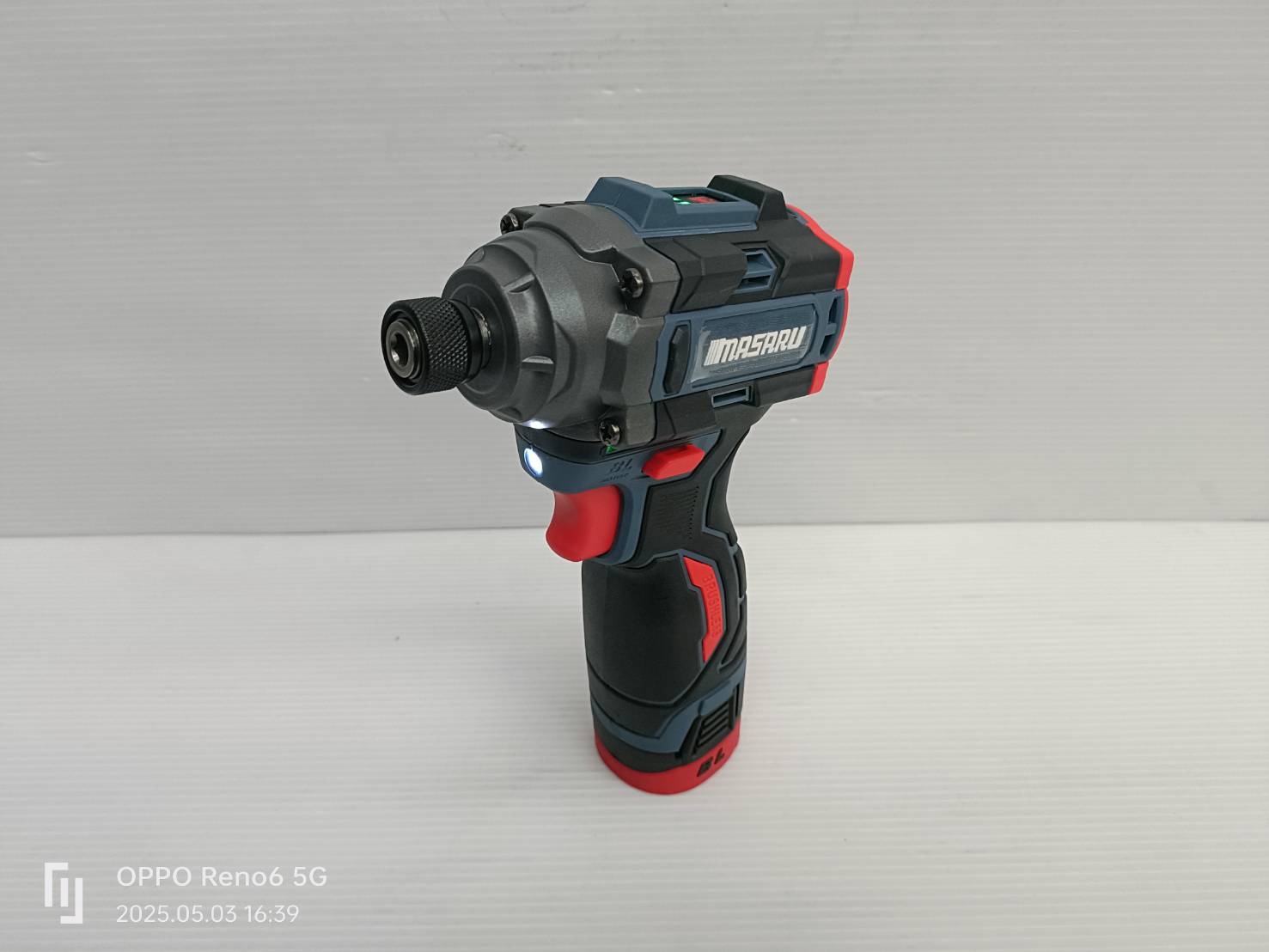 ไขควงกระแทกไร้สาย สว่าน Masaru รุ่น SCDI-185 แบตเตอรี่ลิเธียม 16.8V เจาะสกรู ขันได้ 3 ระดับ