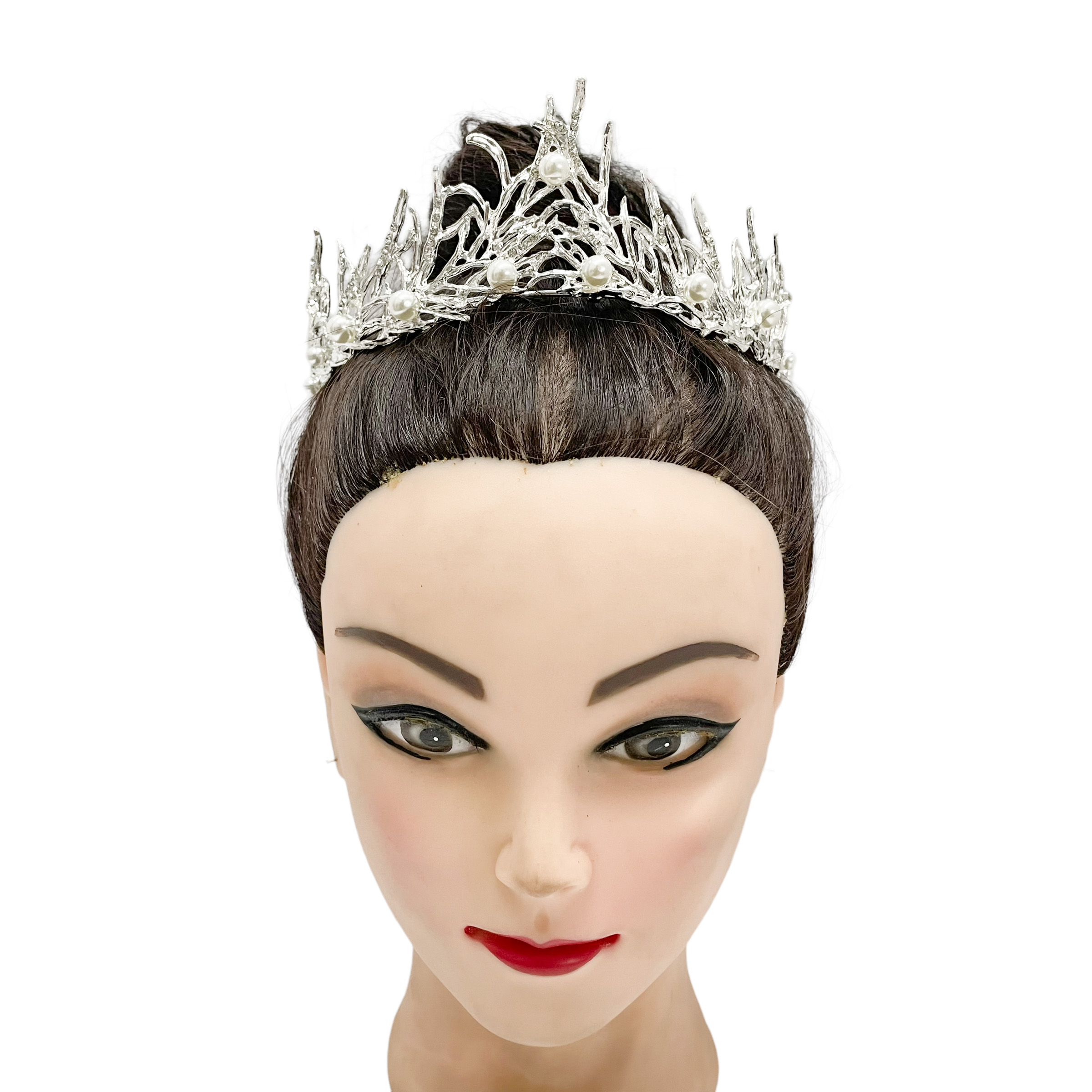 (พร้อมส่ง) เทียร่า 311 สีเงิน งานสวย ปราณีต QCเพชรทุกเม็ด สินค้าพร้อมส่งจากไทย