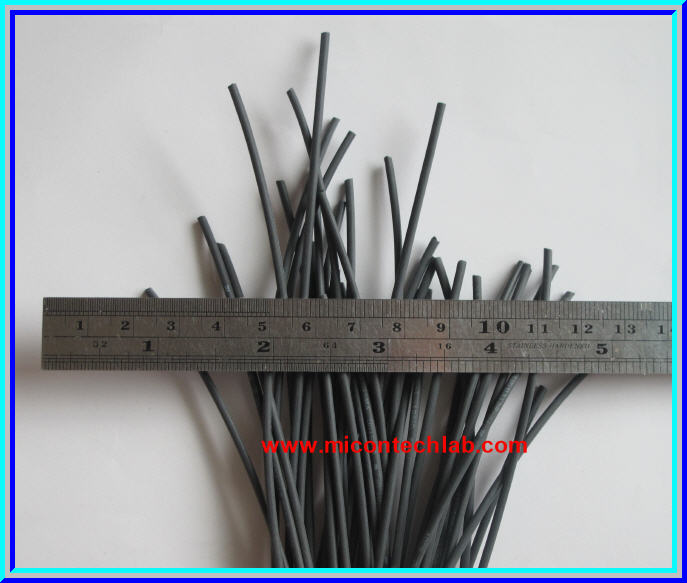 1x ท่อหด ยี่ห้อ 3M ขนาด 1.0 มม. ยาว 1 เมตร สีดำ