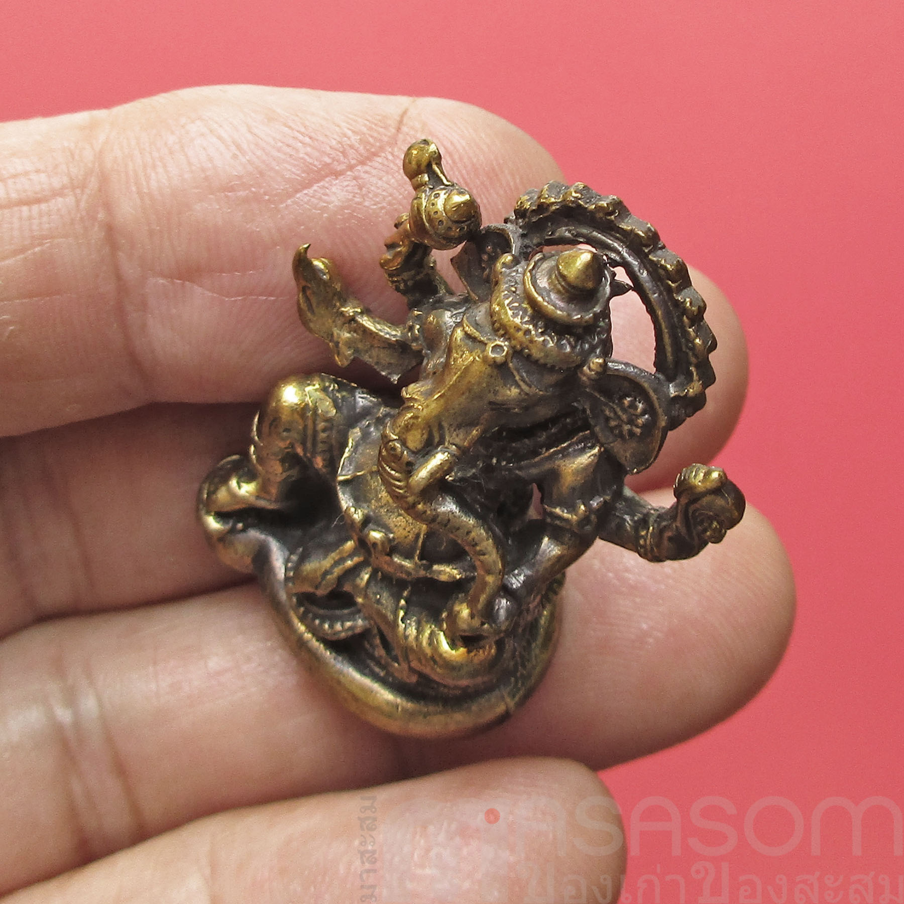 พระพิฆเนศทองเหลืองขนาดเล็ก