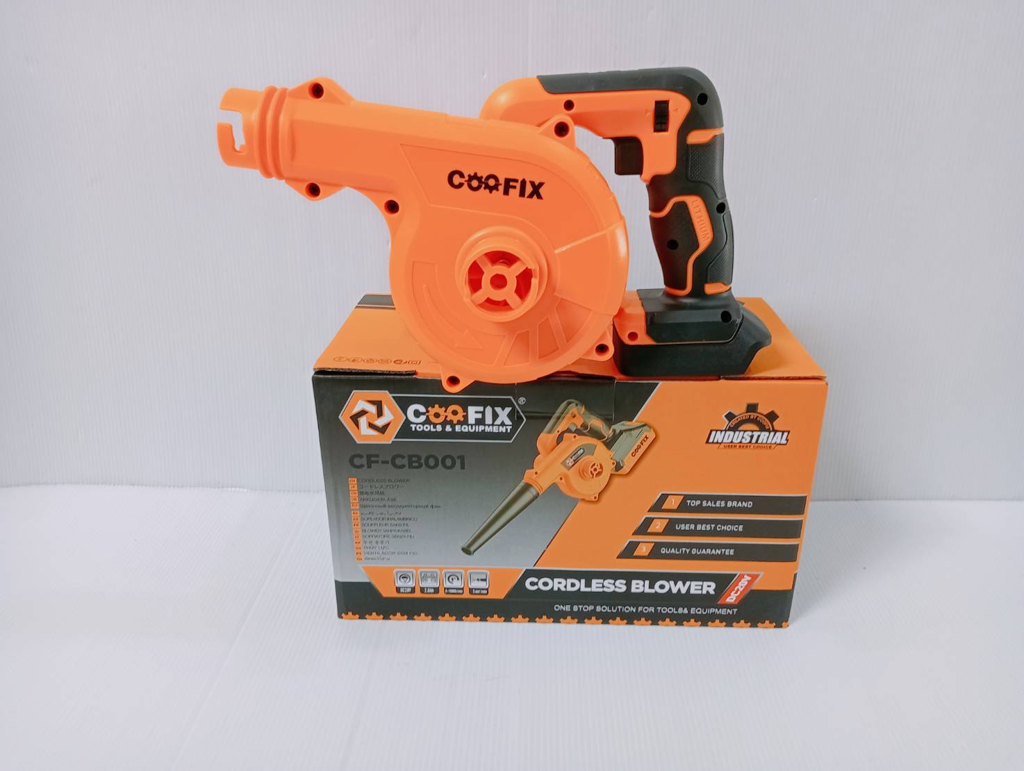 เป่าลมไร้สาย20V เป่าได้-ดูดได้ CF-CB001 COOFIX ครบชุด