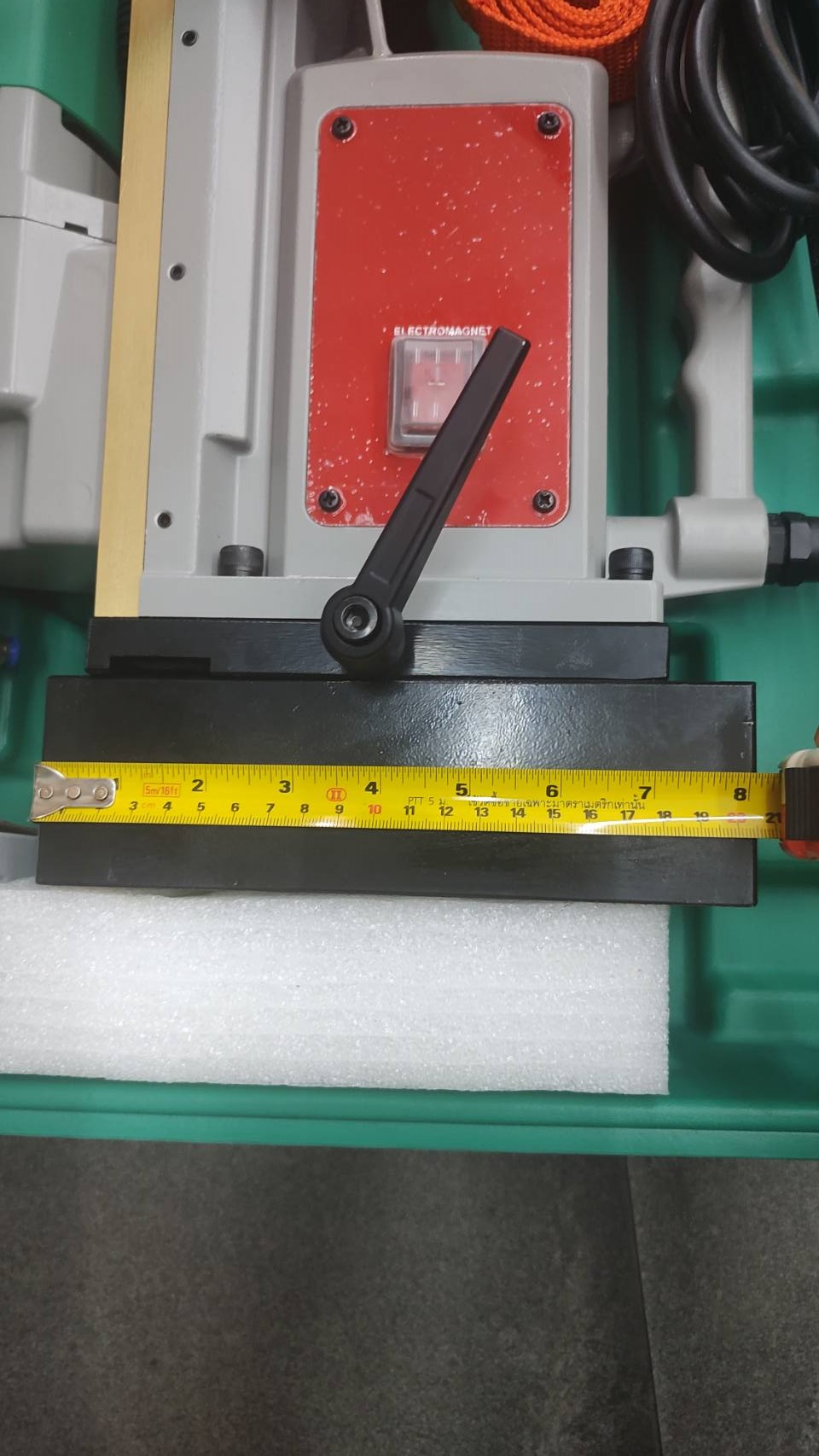 สว่านแท่นแม่เหล็ก รุ่น AJC02-23 (ปรับรอบได้) DCA