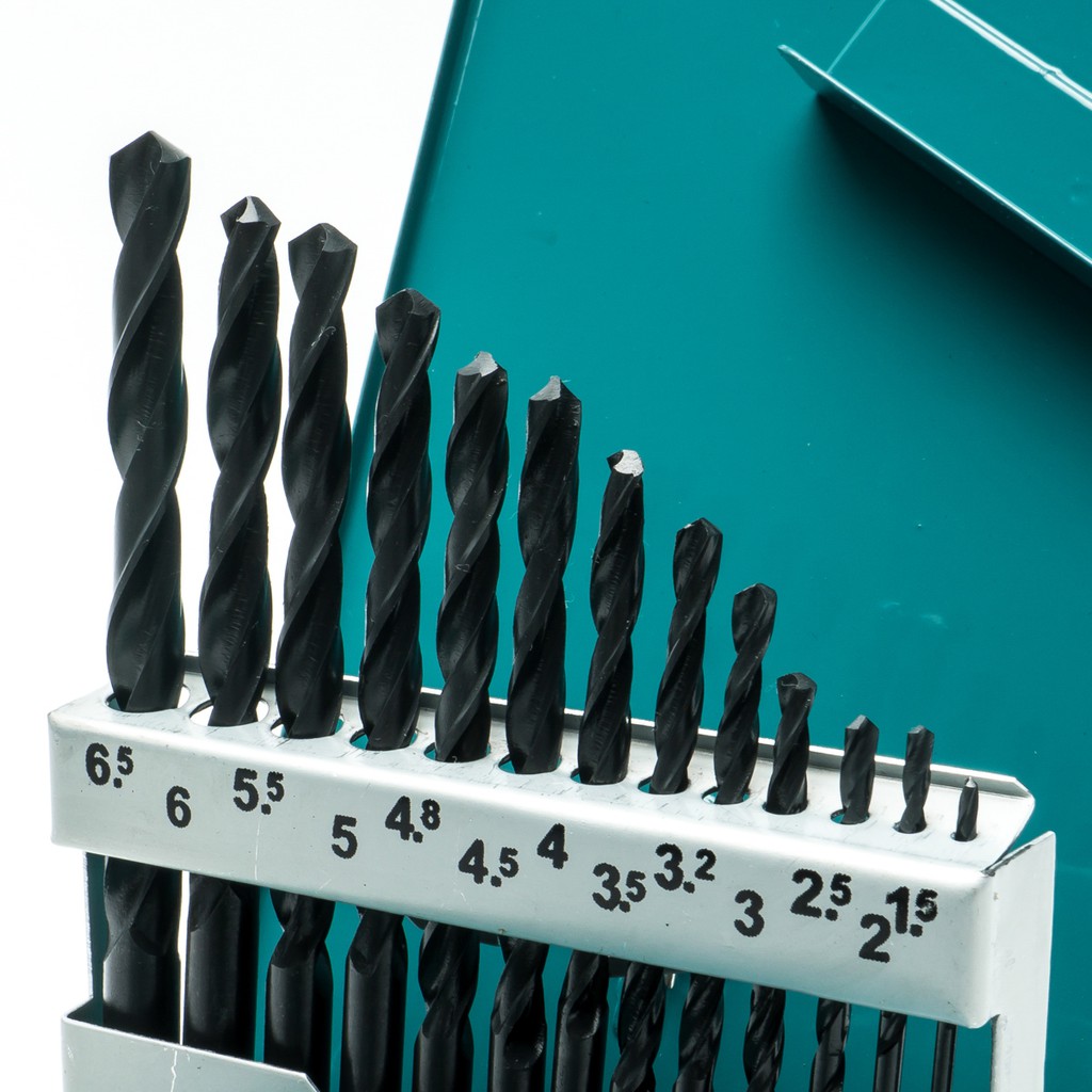 ดอกสว่านเจาะเหล็ก สีดำ 13 ดอก/ชุด รุ่น D-54106 MAKITA