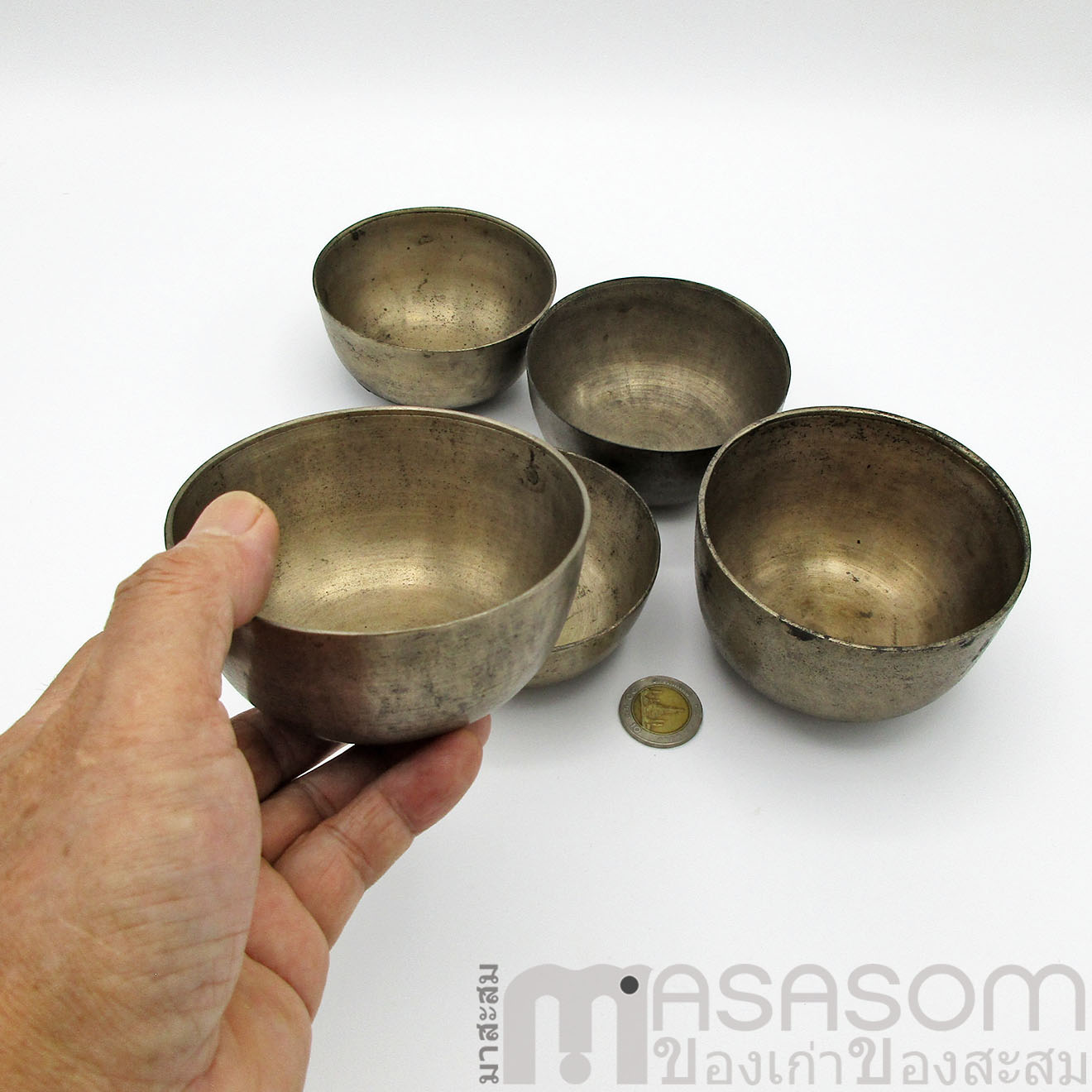 ขันทองเหลืองลงหินขนาดเล็ก