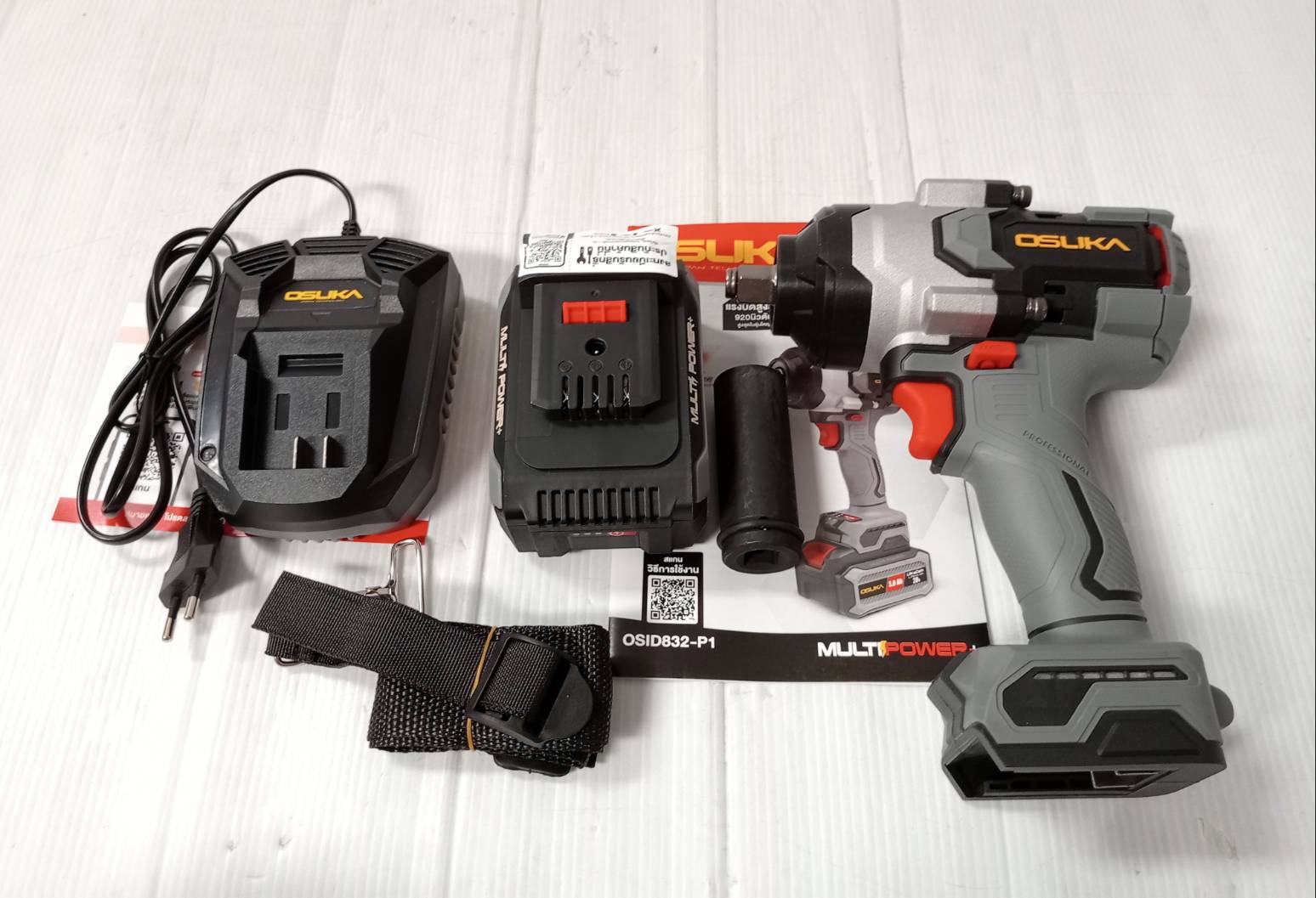 บล็อกไฟฟ้าไร้สายไร้แปรงถ่าน1/2 OSID832-P1 OSUKA