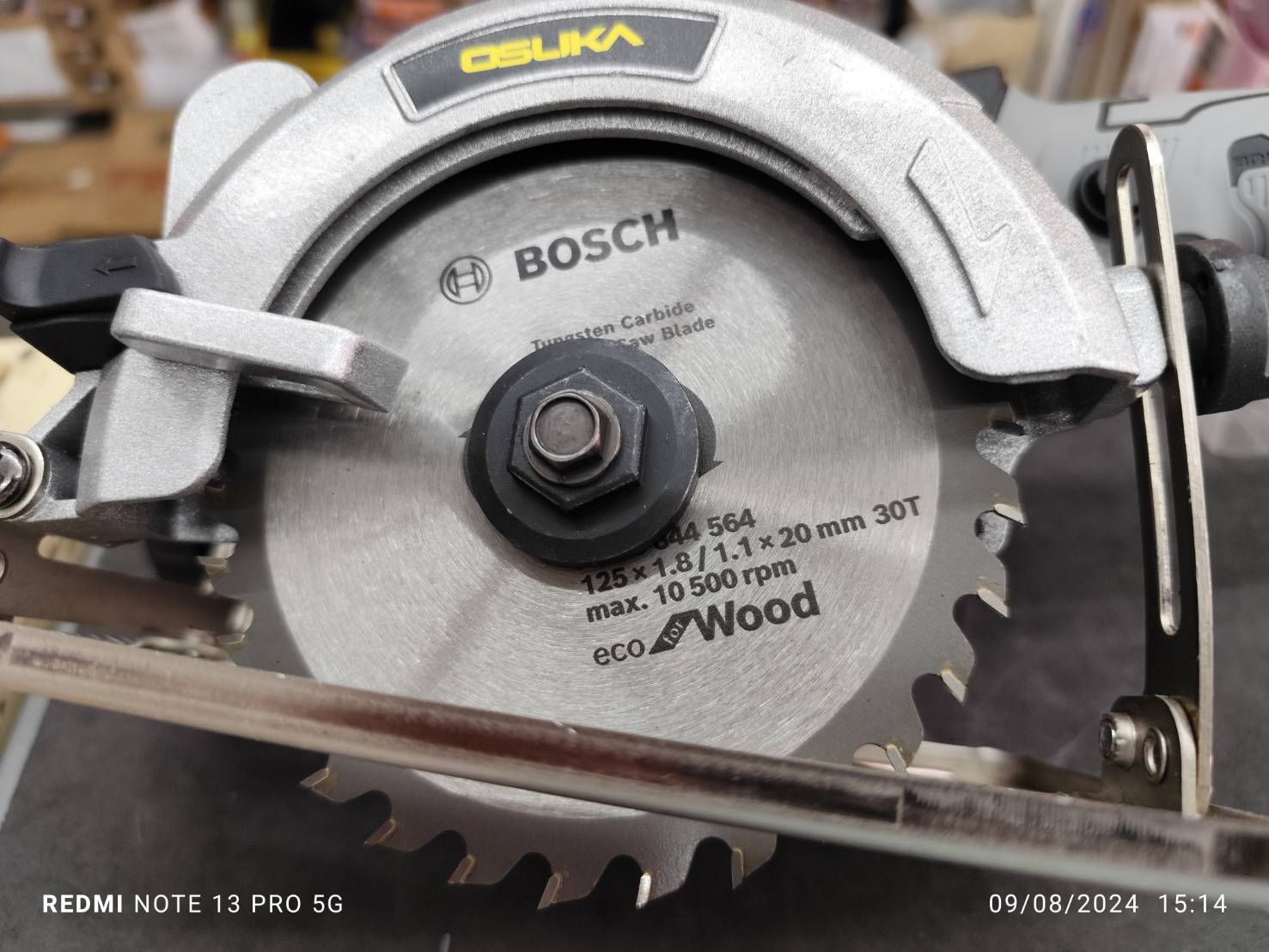 ใบเลื่อยวงเดือน ตัดไม้ 125มม. 30 ฟัน BOSCH 2608844564