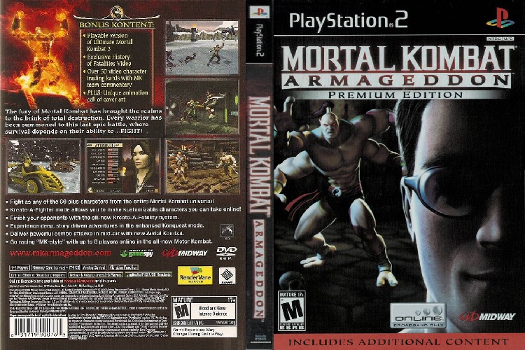 MORTAL KOMBAT ARMAGEDDON PREMIUM EDITION [US : DVD5 1 Disc]