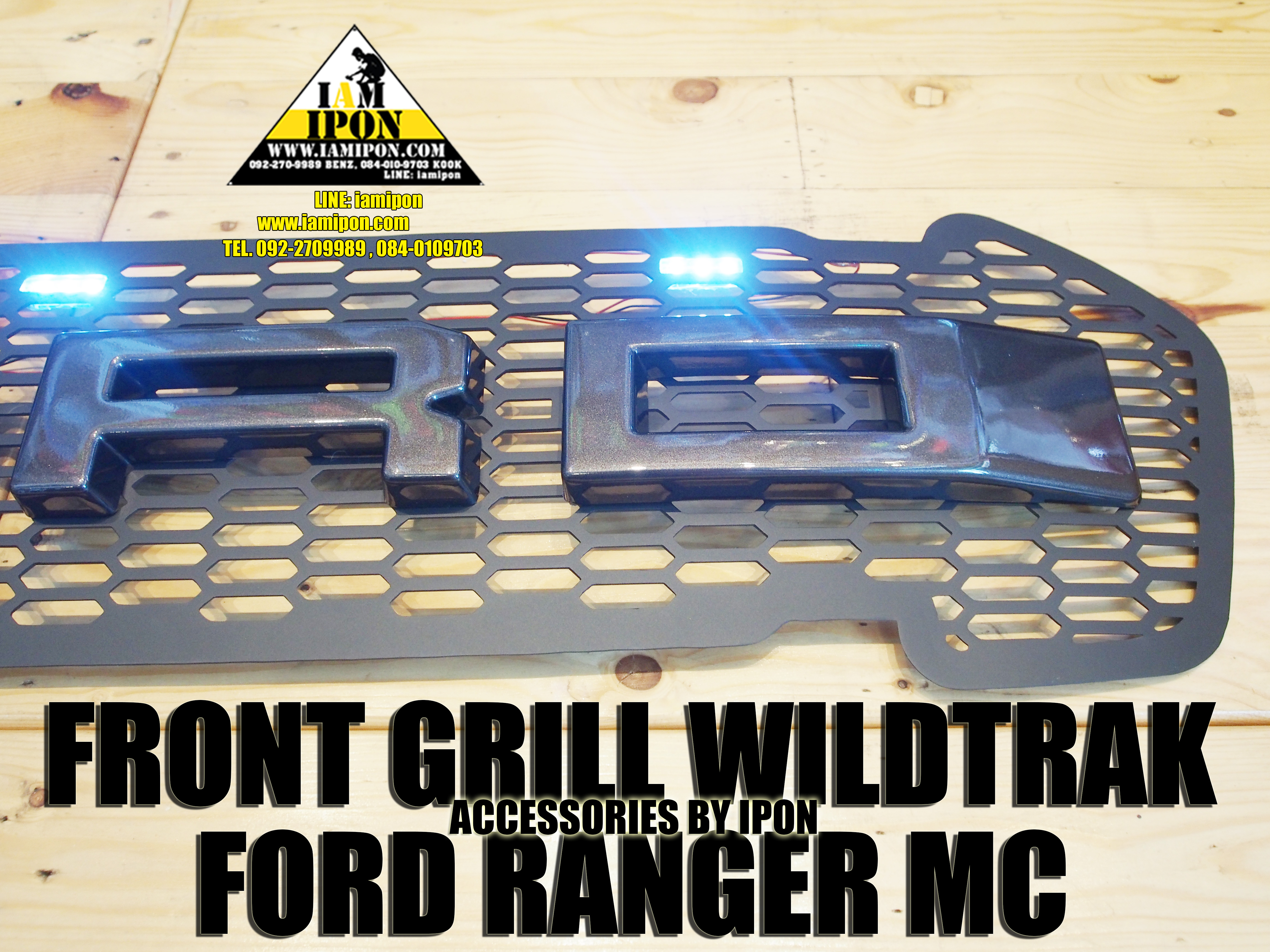 FRONT GRIIL FORD RANGER MC WILDTRAK กระจังหน้าไวล์ดแทรกฟอร์ดเรนเจอร์ MC