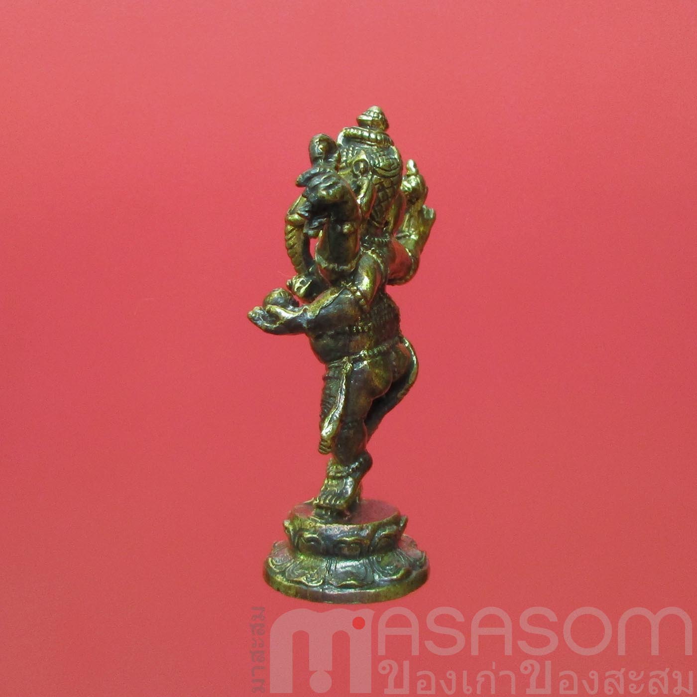 พระพิฆเนศทองเหลืองปางร่ายรำ