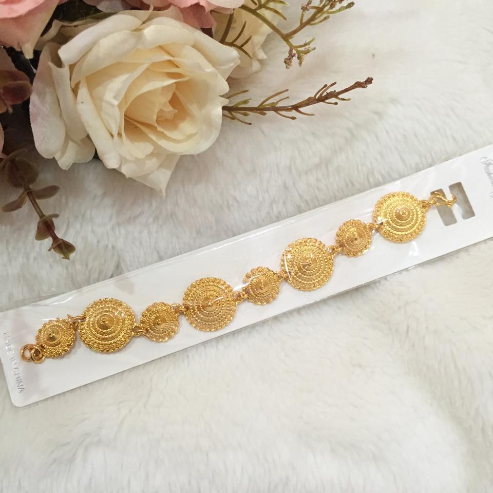 (พร้อมส่ง) สร้อยข้อมือโบราณ 003