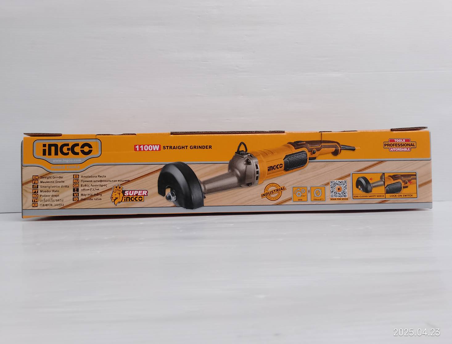 INGCO เครื่องเจียร์คอยาว 1100W รุ่น SG11008